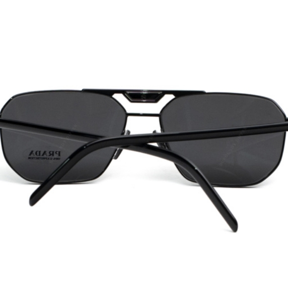 NEW UNISEX PRADA PR58YS 1AB5S0 SUNGLASSES BLACK SPR 58Y NEW PRADA PR 58YS - Picture 6 of 7